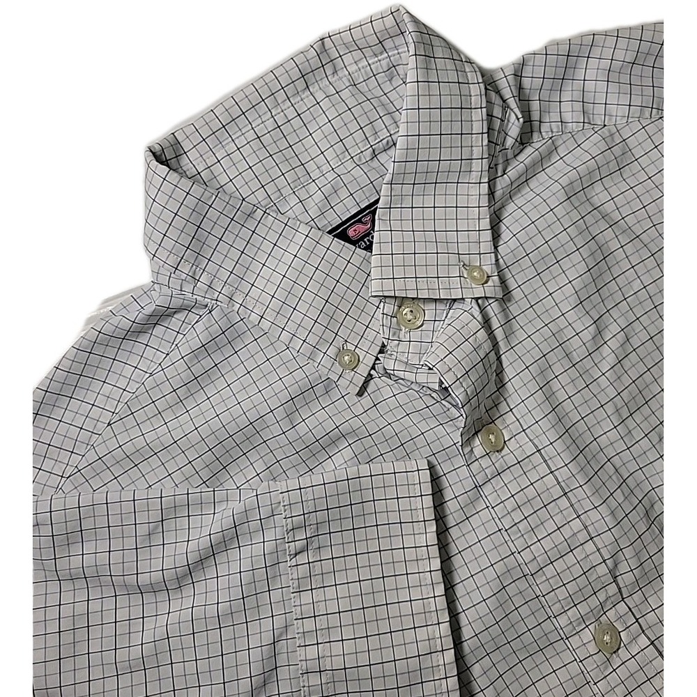 Vineyard Vines Murray Shirt Mens Small Classic Fit Long Sleeve Button Down Check